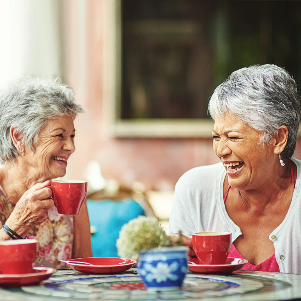 Ladies having Tea Time